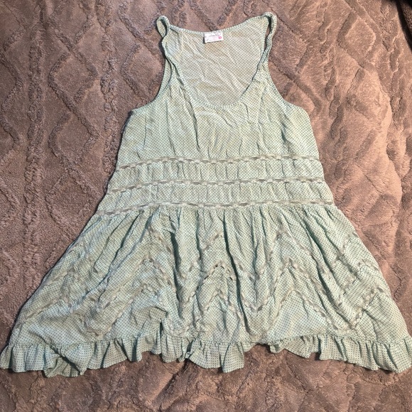 Free People Intimately Voile and Lace Trapeze Slip - Picture 1 of 3